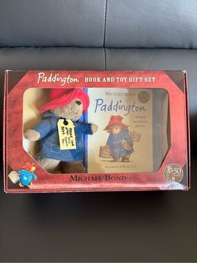 Paddington Book and Toy Gift Set - 50th anniversary, NIB